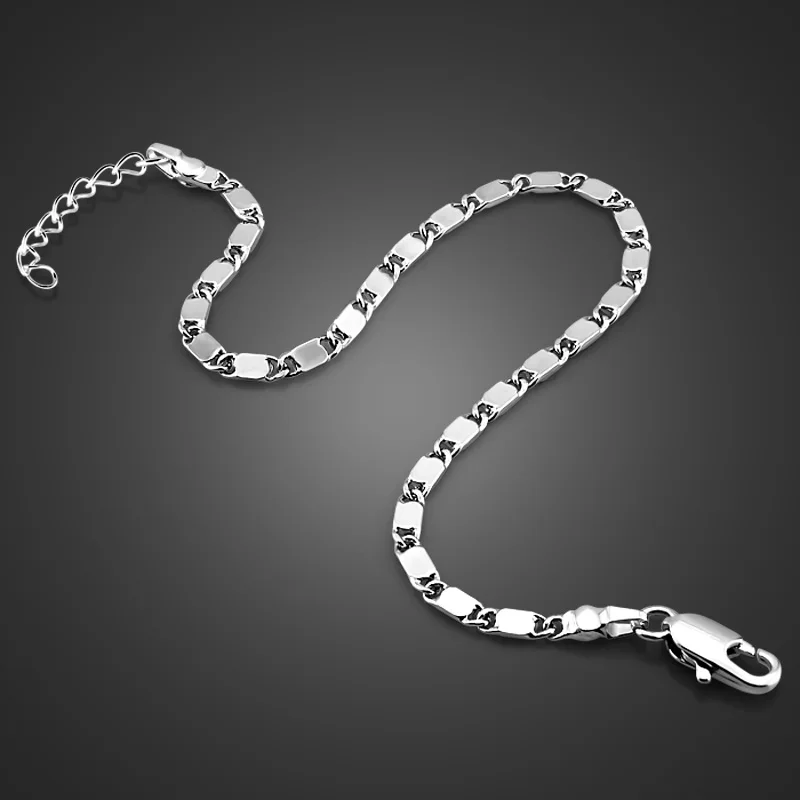 Womens bangle bracelet size 8 in 925 silver