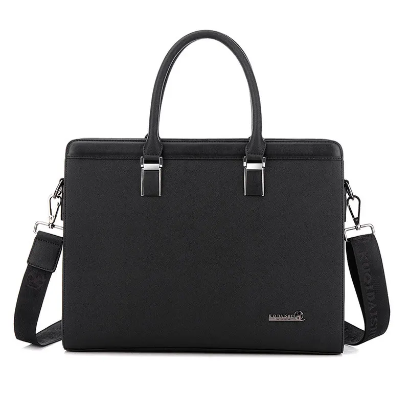 

Men's Leather Briefcases Men Business Briefcase Vintage Laptop Handbag Handbag Travel Large Computer Shoulder Bags for Men