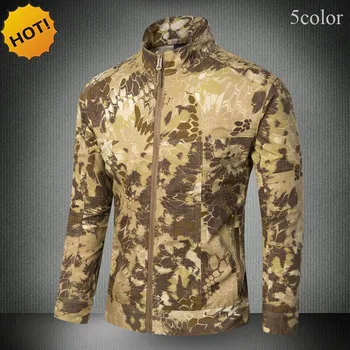 

high Quality 2020 Outdoors Wear-resisting Commando Tactical Army Waterproof Windproof Jacket Men Camouflage Cargo Coat S-XXXL
