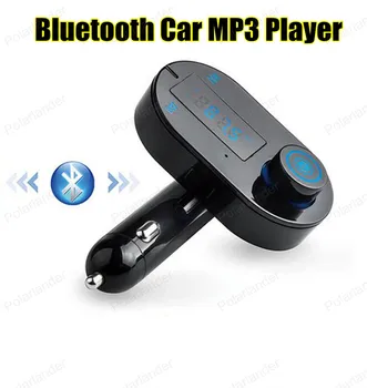 

Bluetooth MP3 Player Hands Free Car Kit AUX Hands Free FM Transmitter with Dual USB MP3 SD LCD Car Charger Cigarette Lighter