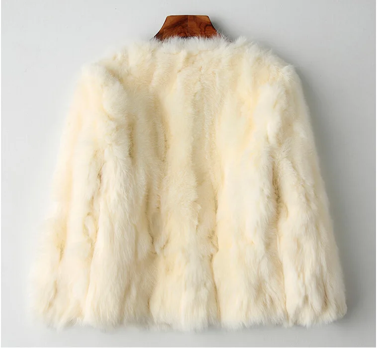 HCYO Autumn Winter Women Short Coat Plus Size Three Quarter Covered Button Slim Fur Coat Casual Jacket Woman Short Coat Warm  (17)