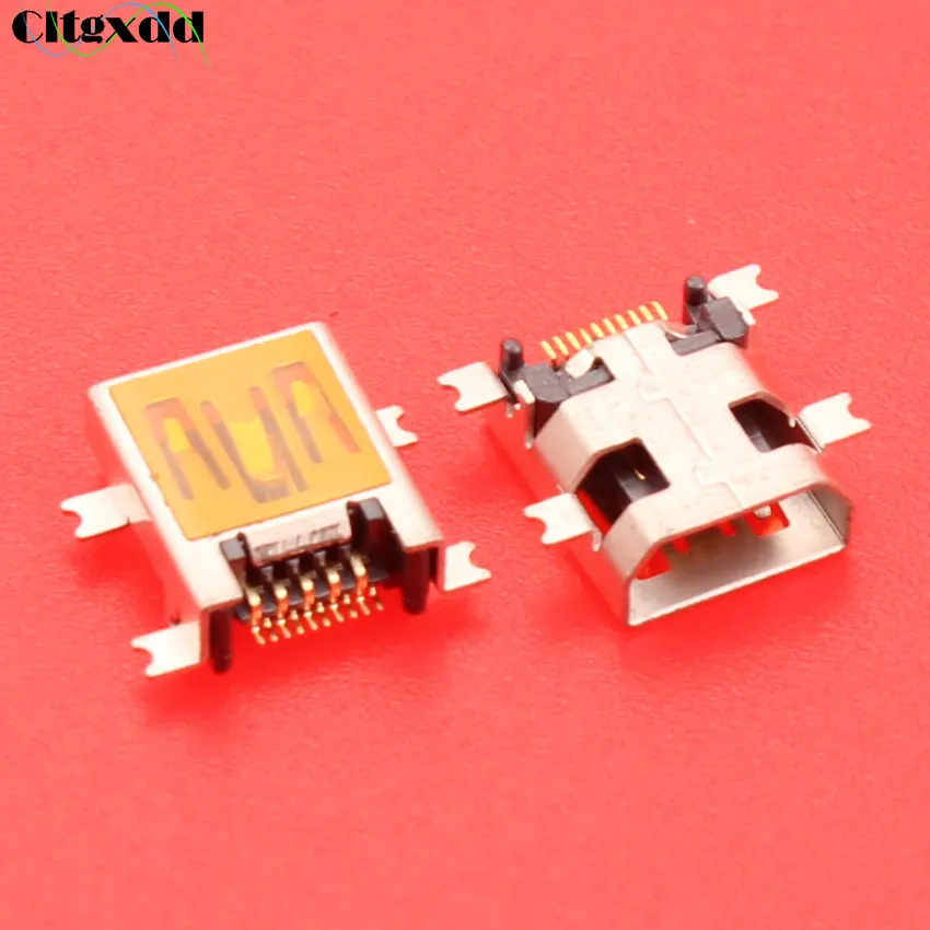 cltgxdd 10 pin Mini USB jack charge port connector V3 port for Digital camera etc,repair replacement USB socket interface 10pin