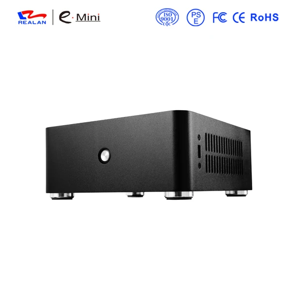Realan Новый H80 Mini ITX Корпус без Блока Питания компьютер Случае Настольных ПК |