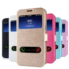 Frente Inteligente Window View bolsa em Couro de luxo Do Caso Da Aleta Para samsung galaxy s4 s5 s6 A5 j5 Grande Prime caso Coque cobrir