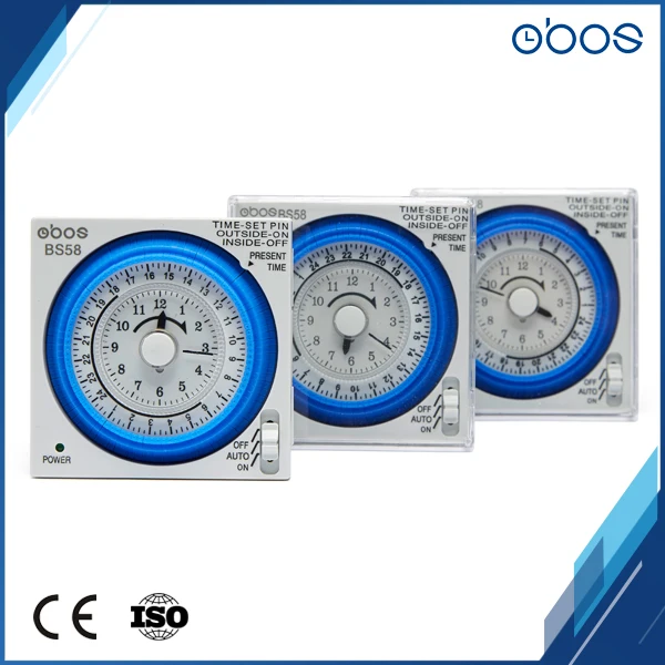 small footprint timer 220V small body mechanical timer switch with 96