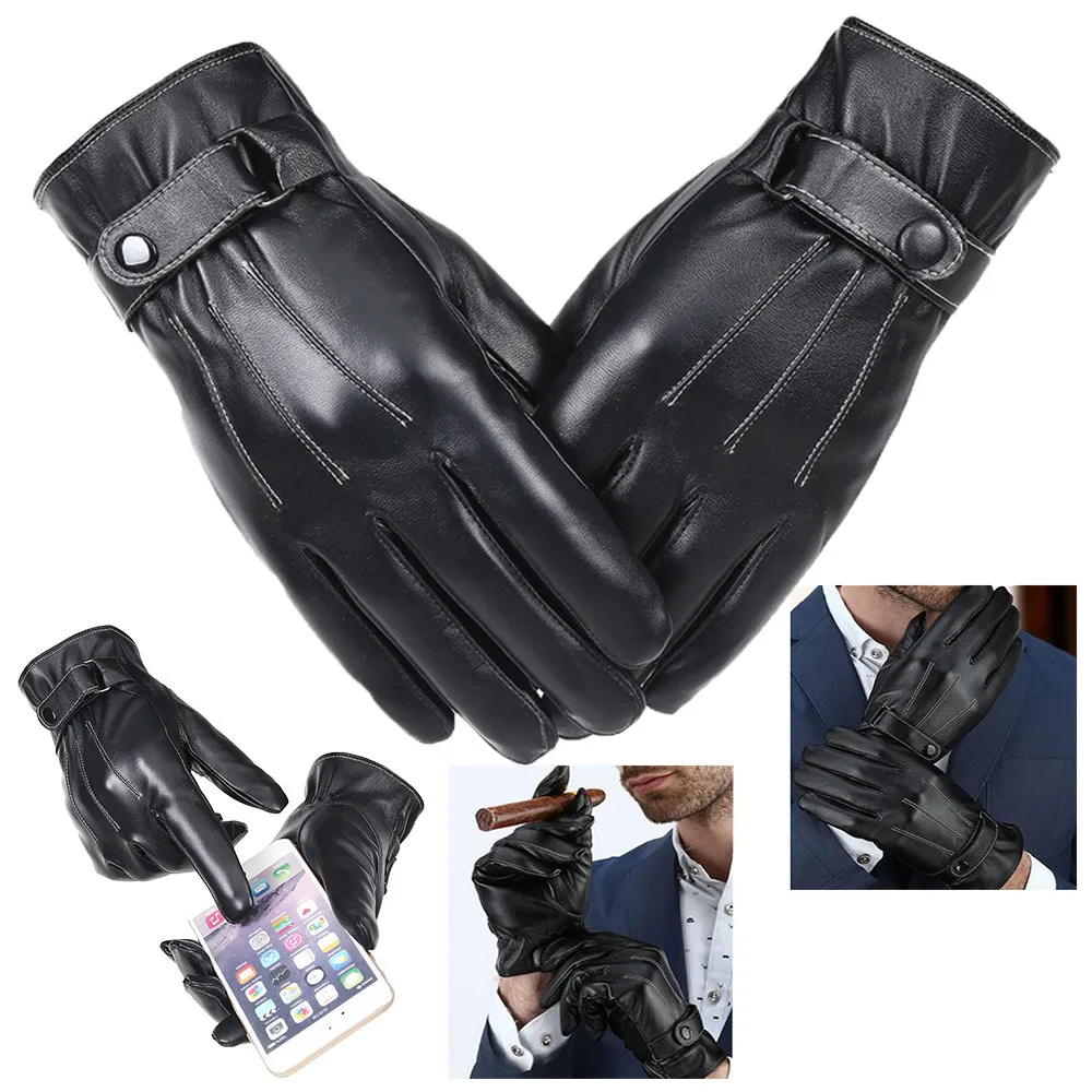 Men's Gloves Windproof Waterproof Bicycle Leather Slip Plus Velvet Thickening Gloves Outdoor Warm sale items HX0212 Men's Gloves Windproof Waterproof Bicycle Leather Slip Plus Velvet Thickening Gloves Outdoor Warm sale items HX0212