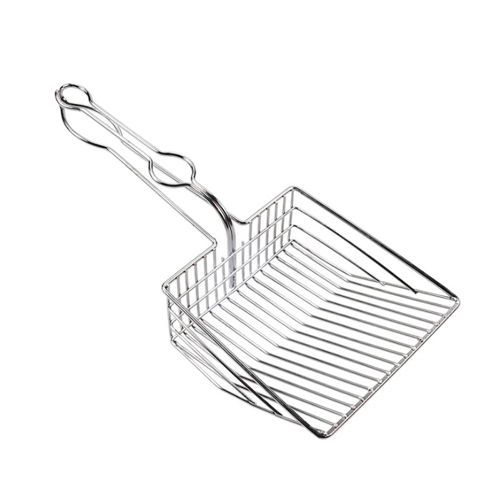 

Cats Litter Shovel Pet Cleaning Tool Metal Scoop Kitten Toilet Cleaning Scoop RT99
