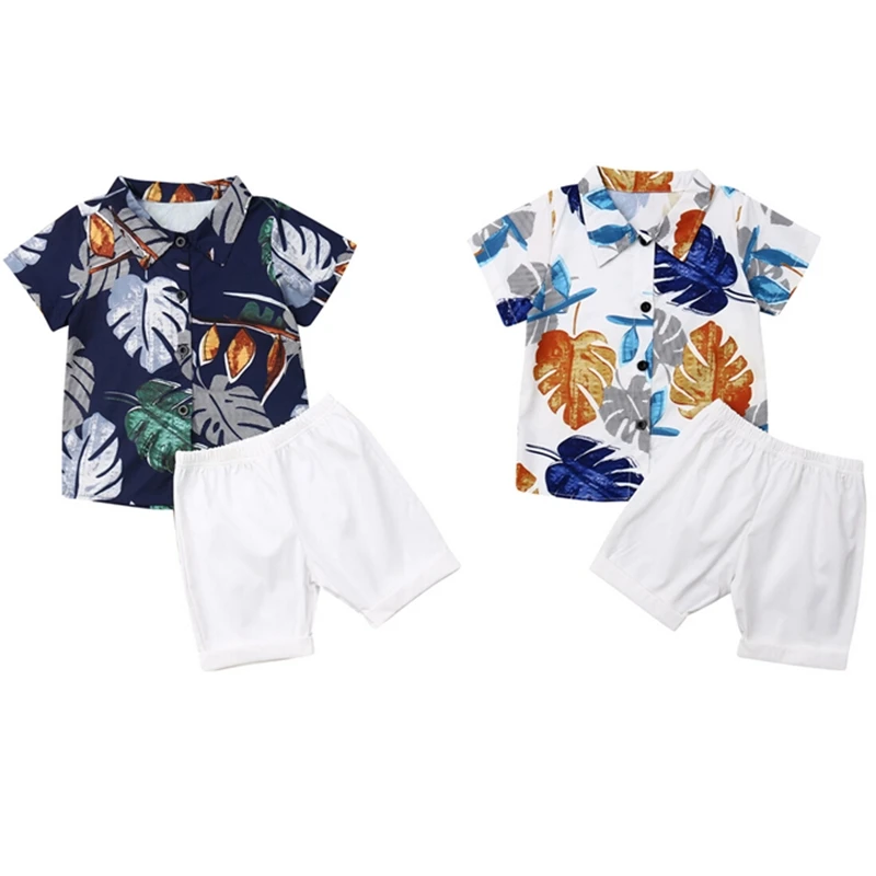 Summer Newborn Baby Boy Holiday Beach Outfit Beachwear Toddler Kids