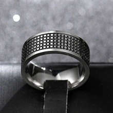 8 мм кольцо с протектором в виде шин, мужские ювелирные изделия в стиле рок-панк, винтажные вечерние ювелирные изделия из нержавеющей стали