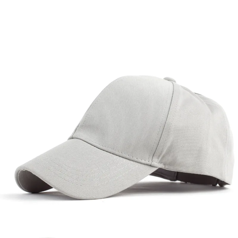 Женские однотонные кепки «конский хвост», дышащая Солнцезащитная шляпа, Спортивная теннисная Кепка - Цвет: gray