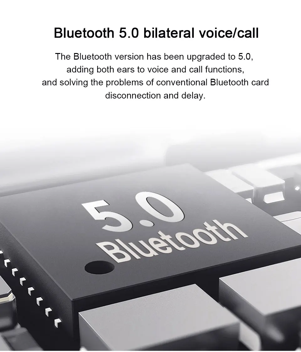 AMINY беспроводные Bluetooth наушники HD стерео наушники 10 часов батарея шумоподавление Гарнитура IPX6 устойчивое Беспроводные наушники