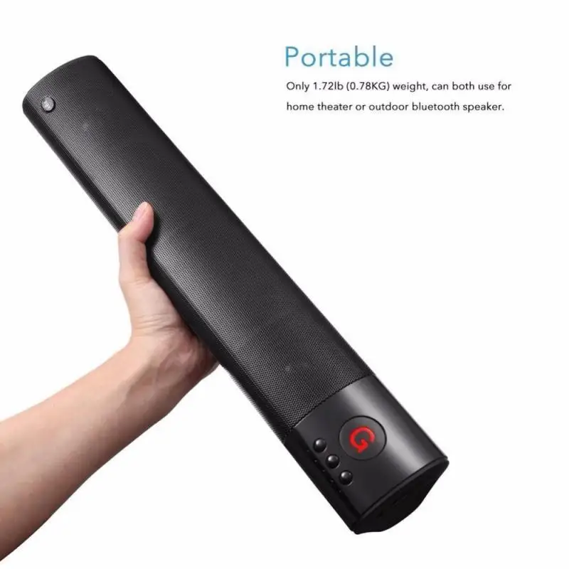

Apleok Portable Bluetooth Speaker Wired and Wireless 3D Sound Music Loudspeaker with Mic FM Radio Built-in Battery caixa de som