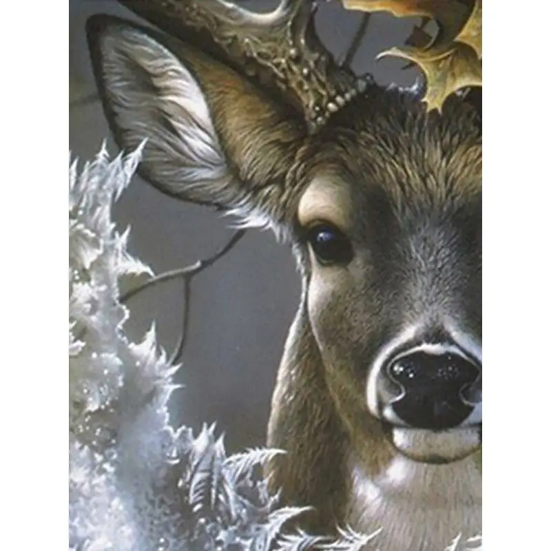 

5d Diy Diamond Painting Square Round Deer Picture Paint By Diamonds Diamond Handmade Home Decor