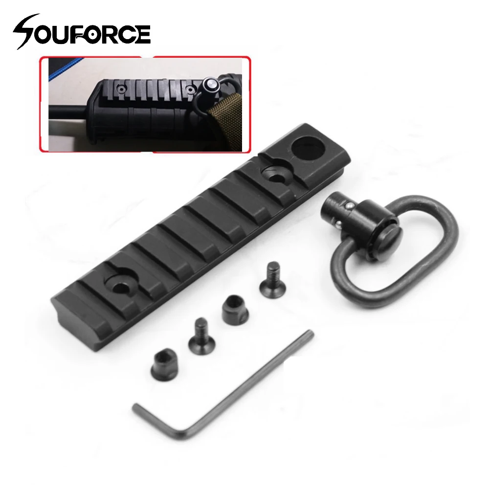 US Handguard Rail 1,25 дюймов Sling Adapter 5 Слот Picatinny Rail Keymod раздел 2,44 дюймов Sling Adapter для Пикатинни аксессуар