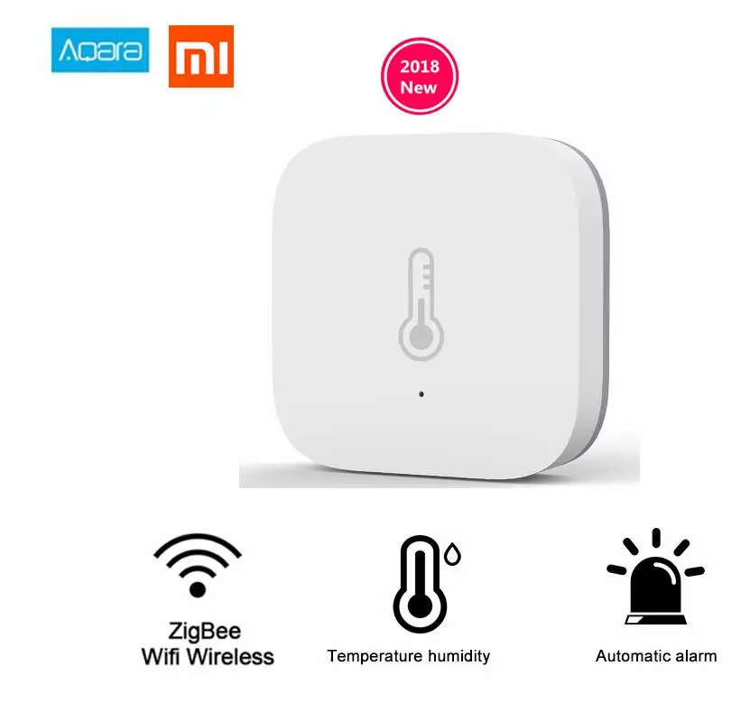 Online Xiaomi mi Aqara temperatura Hu mi dity Sensor de medio ambiente de presión de aire mi jia casa inteligente inalámbrica Zigbee Control por mi casa puerta de entrada
