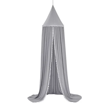 

KAMIMI Baby Bed Curtain Children Room Decoration Crib Netting Baby Tent Cotton Hung Dome Baby Mosquito Net Photography Props