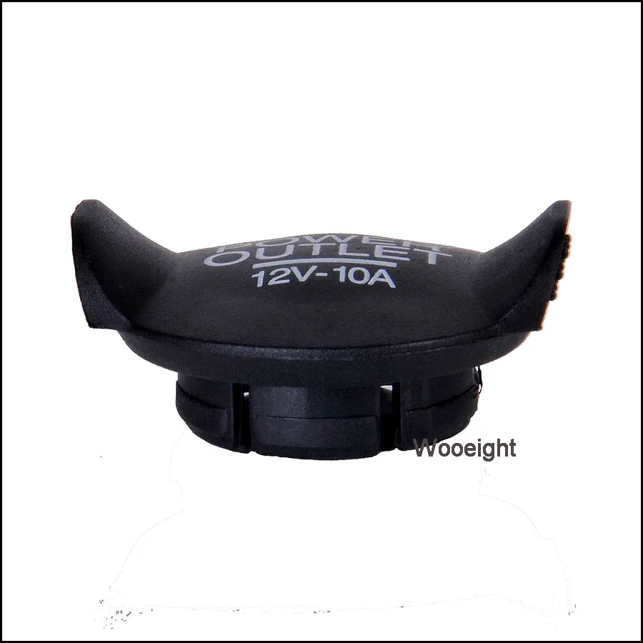 1073223 New Black Plastic Car 12V Diameter 21mm Socket Cigarette Lighter Outlet Cover  Fit For Ford Focus Fiesta Mondeo (2)