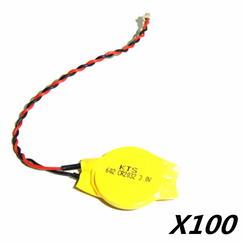 100 шт./лот KTS CR2032 CR2032W 3V литиевая батарея компьютерная батарейка для материнской