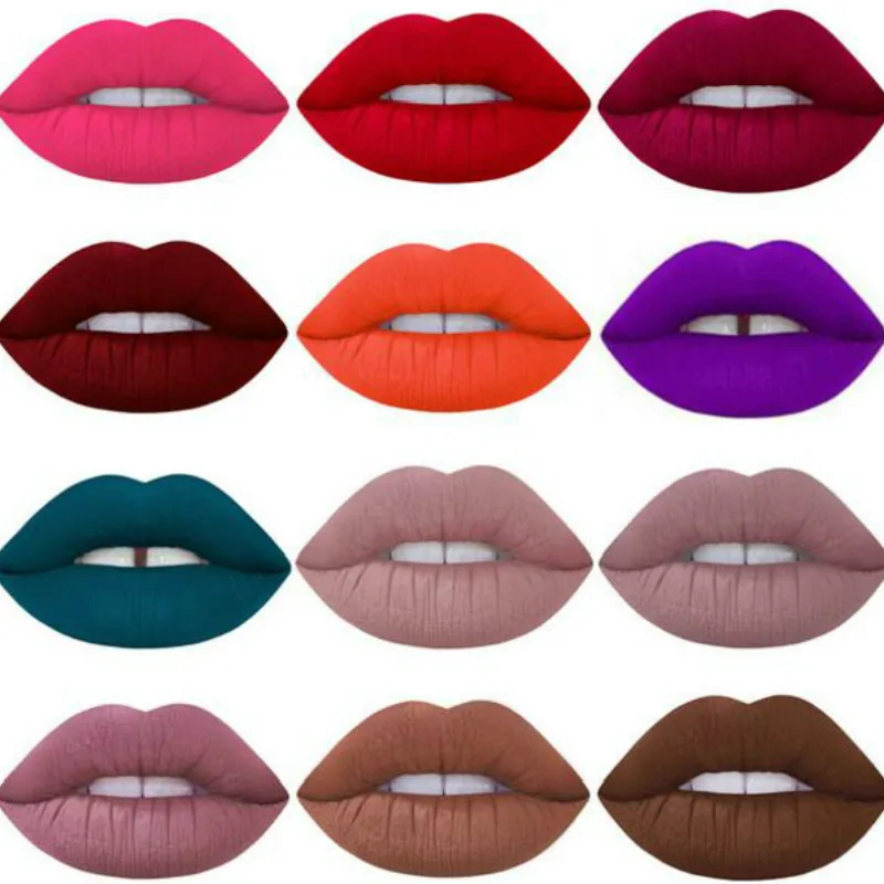 

2018 NEW makeup hot sell sexy beauty lasting lipstick waterproof nourishing liquid non-stick pencil matte lipstick lip gloss.