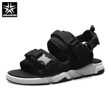 URBANFIND/Дизайнерские шлепанцы; сандалии; Мужская обувь; новые модные мужские летние сандалии; дышащая удобная мужская обувь; размеры 39-44