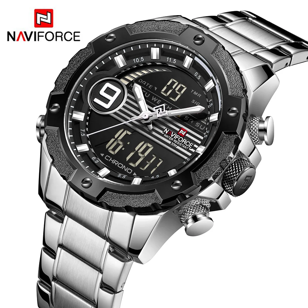 

Mens Analog Watch Luxury Fashion Sport Waterproof Quartz Wristwatch All-Steel Male Watches Clock relogios