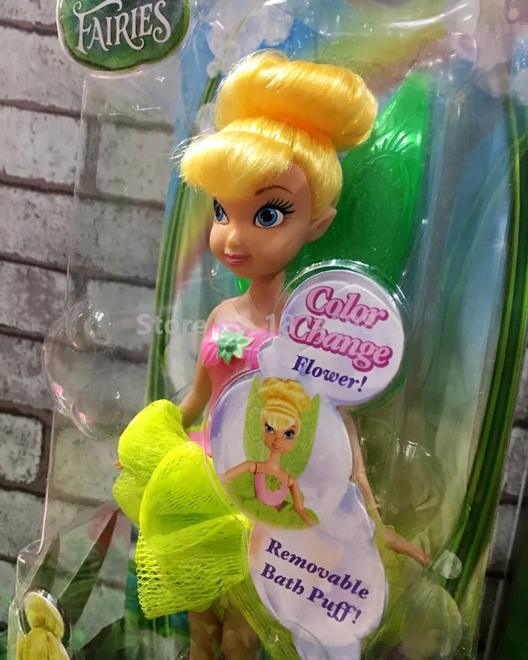 Новые Феи Pixie Ванна Tink модная фигурка кукла со съемным слоем игрушки для детей Подарки для девочек