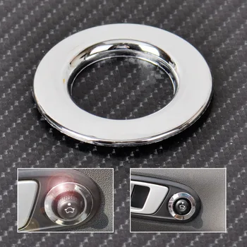 

CITALL Chrome Car Interior Decoration Door Rearview Mirror Switch Knob Cover Trim For Ford Fiesta Mondeo Ecosport 2003 - 2014