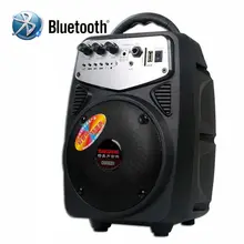 2016 New Portable High Power Wireless Bluetooth Speaker Support TF Card USB Disk Playback AUX and Microphone Input Speaker