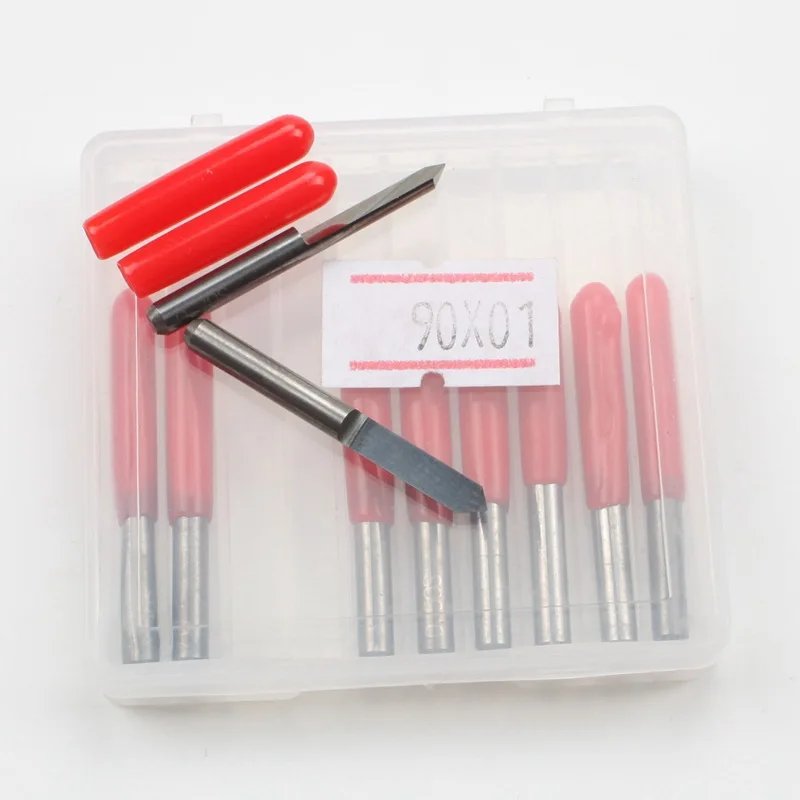 

10pcs Carbide PCB board 0.1mm 90 Degree Engraving Bits CNC Router Tool V-shape
