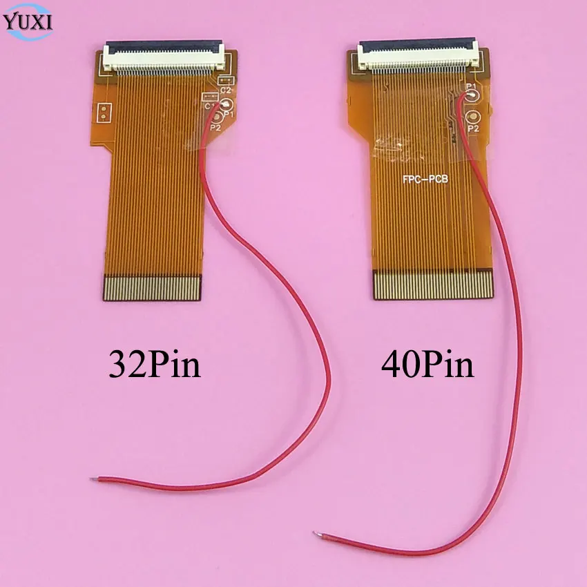 

YuXi For GameBoy advance For GBA 32 40 Pin Ribbon Cable 32pin 40Pin AGS 101 Backlit Adapter Screen Mod with cable