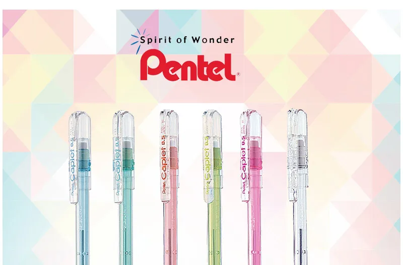 Pentel A105 0,5 мм механический карандаш 0.5HB карандаш заправка ластик Set Primary средней школы студент Механические Карандаши Канцелярские