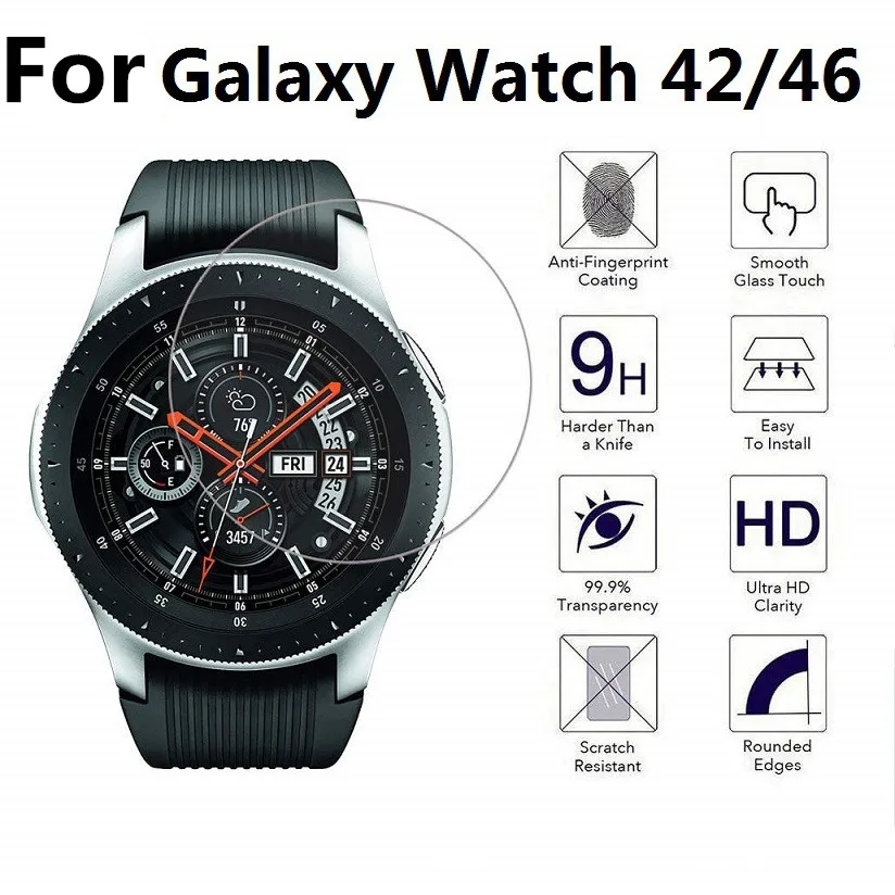 HOPCHAM закаленное стекло для защиты экрана Samsung Galaxy Watch 46 мм Носимых устройств умные