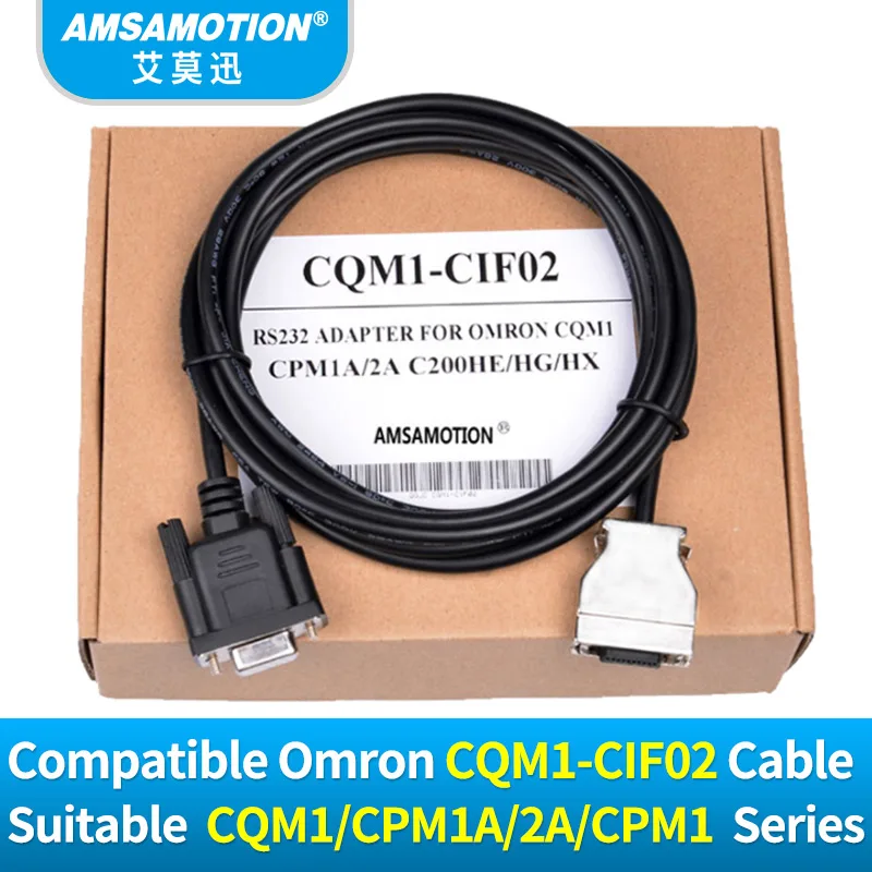 Кабель серии CQM1-CIF02 RS232 адаптер для Omron CPM1/CPM1A/2A/CPM1AH/CQM1/C200HS/C200HX/HG/HE PLC Кабель для программирования - Цвет: Serials cable