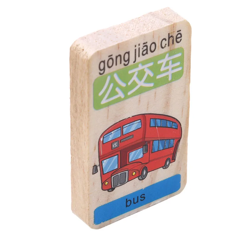 100 шт./компл. стандартный деревянный домино в китайском стиле письмом пиньинь цифровой домино игрушечные блоки детские развивающие игрушки для детей
