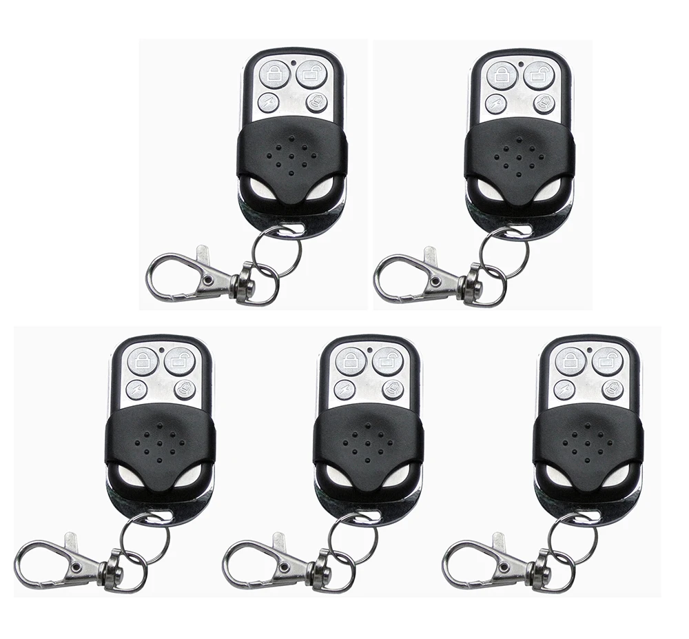 Lobo-guarda sem Fio Keyfobs para Assaltante Sistema de Alarme Controle Remoto Preto Home Sceurity Yk-06 5 x 433 Mhz