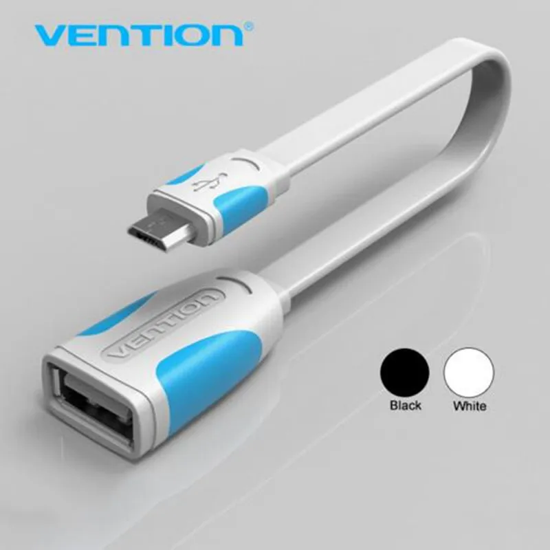 Адаптер Vention OTG Micro USB на USB 2,0 OTG конвертер кабель для Android Galaxy S3/4 S5 планшет Xiaomi для флэш-мыши клавиатуры