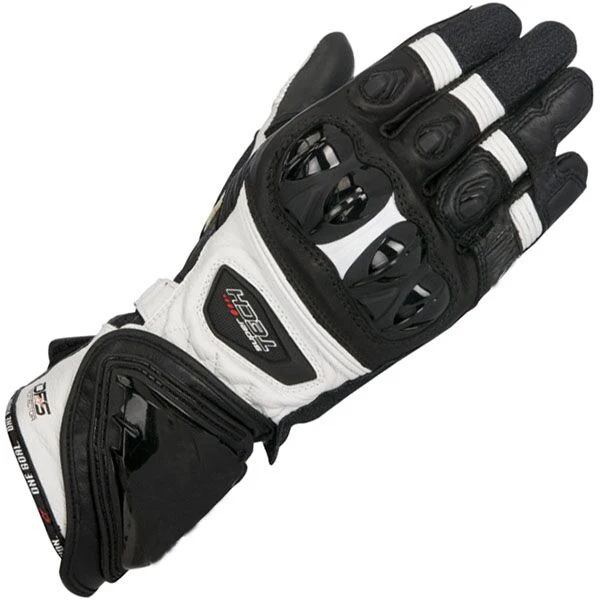 Free shipping 2018 Mens GP Pro Supertech Black/White Motorcycle Leather Gloves Racing Glvoes Motorbike Cowhide Gloves