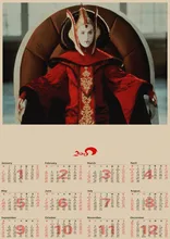 STAR WARS POSTER calendar 4 Home Decor) (Wall Stickers) 42X31cm 16X11 inch