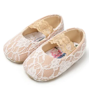 

Baby Girl Lace Princess Shoes Fashion Solid Floral Cute Toddler First Walkers Kid Shoes