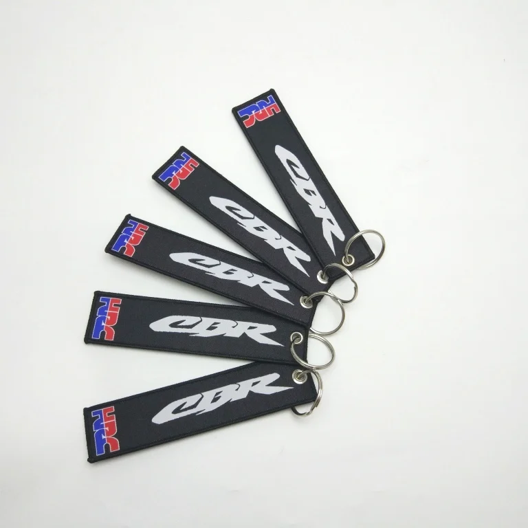 

Motorcycle Key Ring Embroidery Key Chain For Honda CBR CBR600RR CBR1000RR CBR250 CBR500R 900 929 954