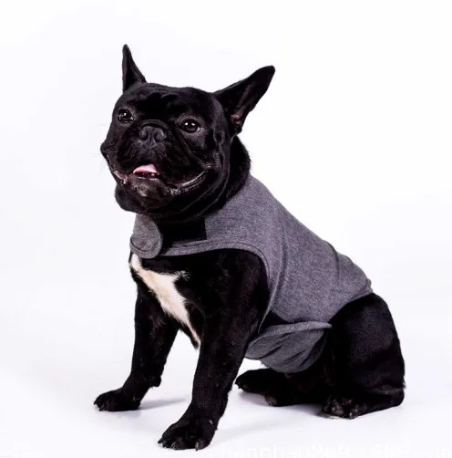 Pet Emotion снимает одежду, собака тревога куртка ищет медицинское лечение, одежда и жилет для отдыха - Цвет: Dark Gray