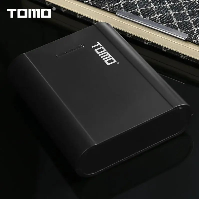 TOMO P4 USB литий-ионное интеллектуальное зарядное устройство DIY Мобильный Внешний аккумулятор чехол с поддержкой аккумуляторов 4x18650 и выходов для телефона