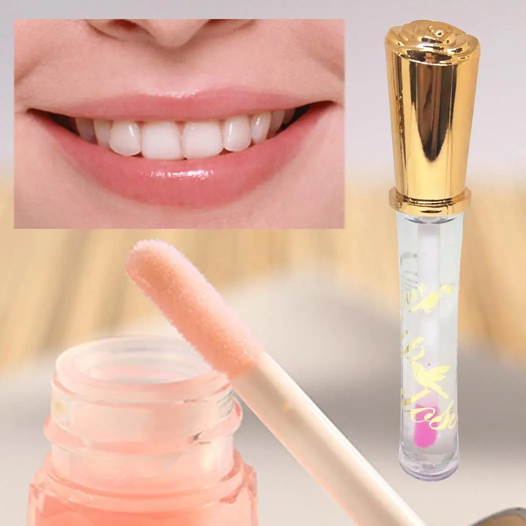 

New Persistent Moisturizing lip honey flower Lip Balm Chameleon lipstick Lip oil Discoloration Crystal transparent Beep lips