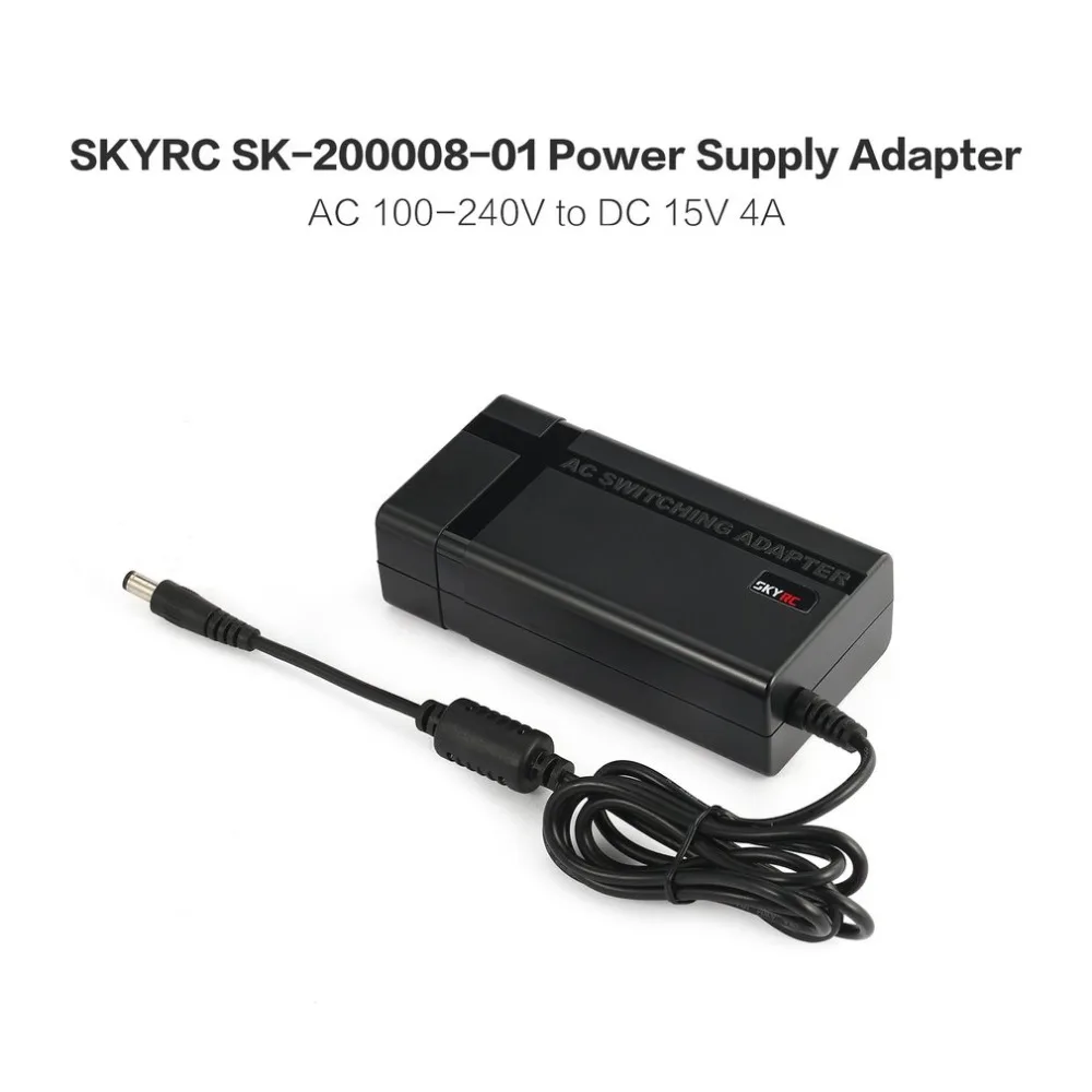SKYRC адаптер питания AC/DC 15 в 4A 60 Вт для радиоуправляемых моделей игрушек, зарядное устройство IMAX B6 IMAX B6 MINI EU Plug