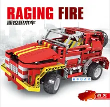 Newest Idea Boys’ Gift 8002 Starry Sky RC Remote Control Brick Toy Car Block Vehicle Machine Radio Truck Easy Build Drive Toys