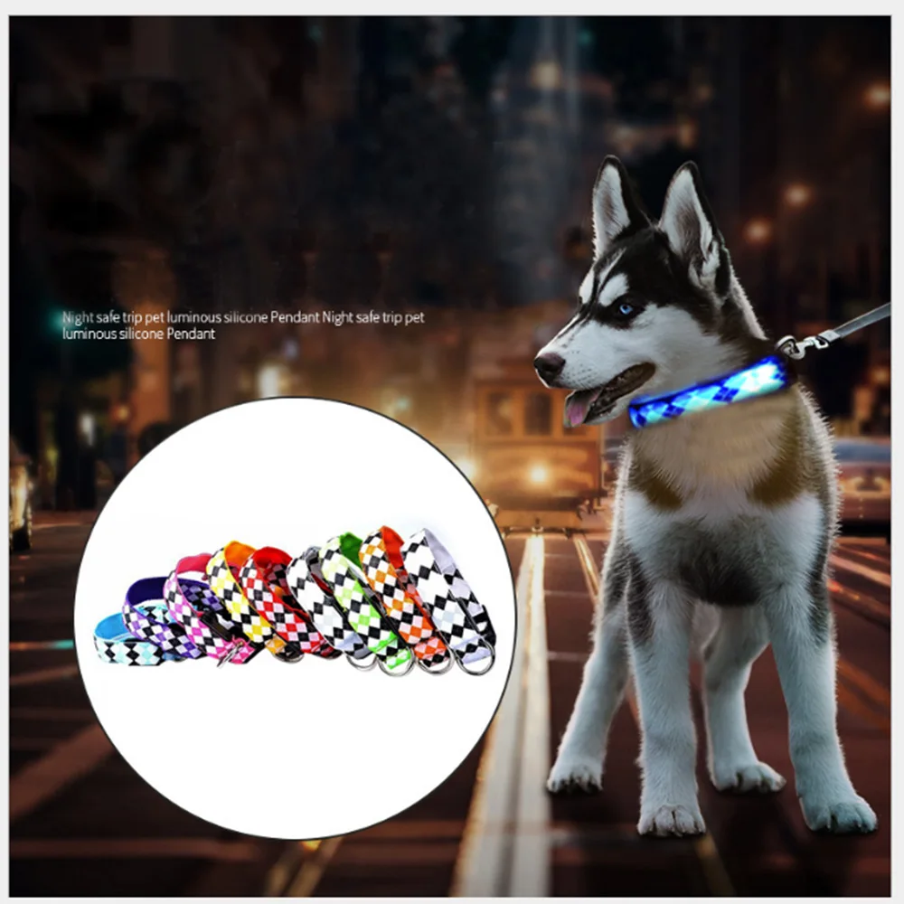 LED-Dog-Collar-Glow-Nylon-for-Dogs-Puppy-Cats-Pet-Large-Adjustable-Night-Luminous-Collar-Pet (4)