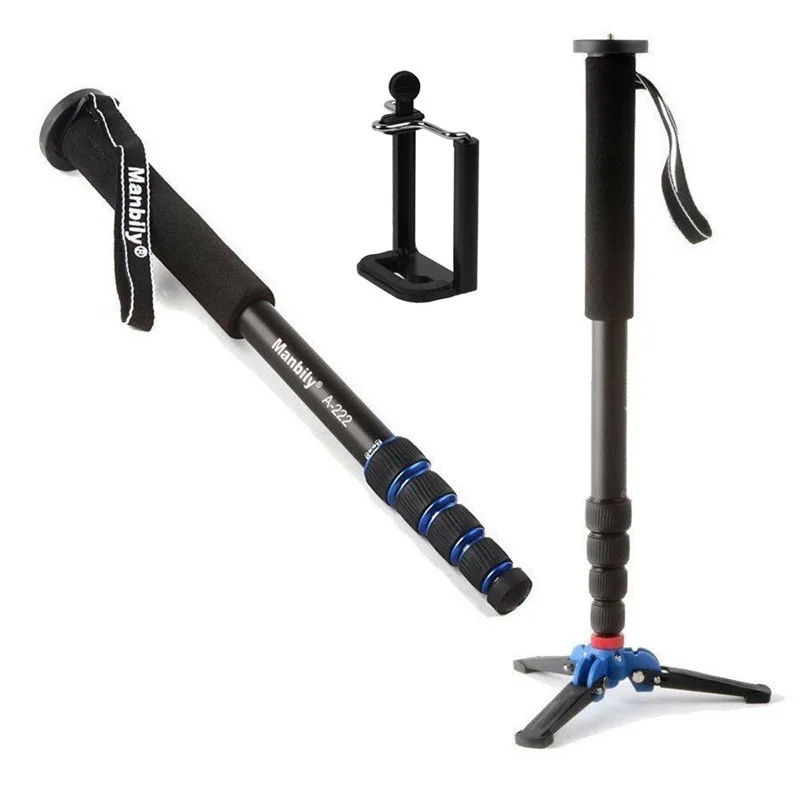 Manbily A 222 M 1 Base Tripod 1650mm Alumninum font b Camera b font Unipod Monopod