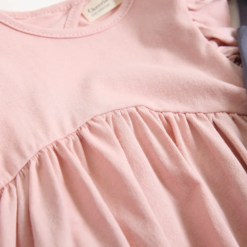 Baby Girls Dresses KIDS Newest Summer Dress  Fly Sleeve Hollow out Dress With Cotton Children Summer Back Hollow Out Dress 1-6Y (6)