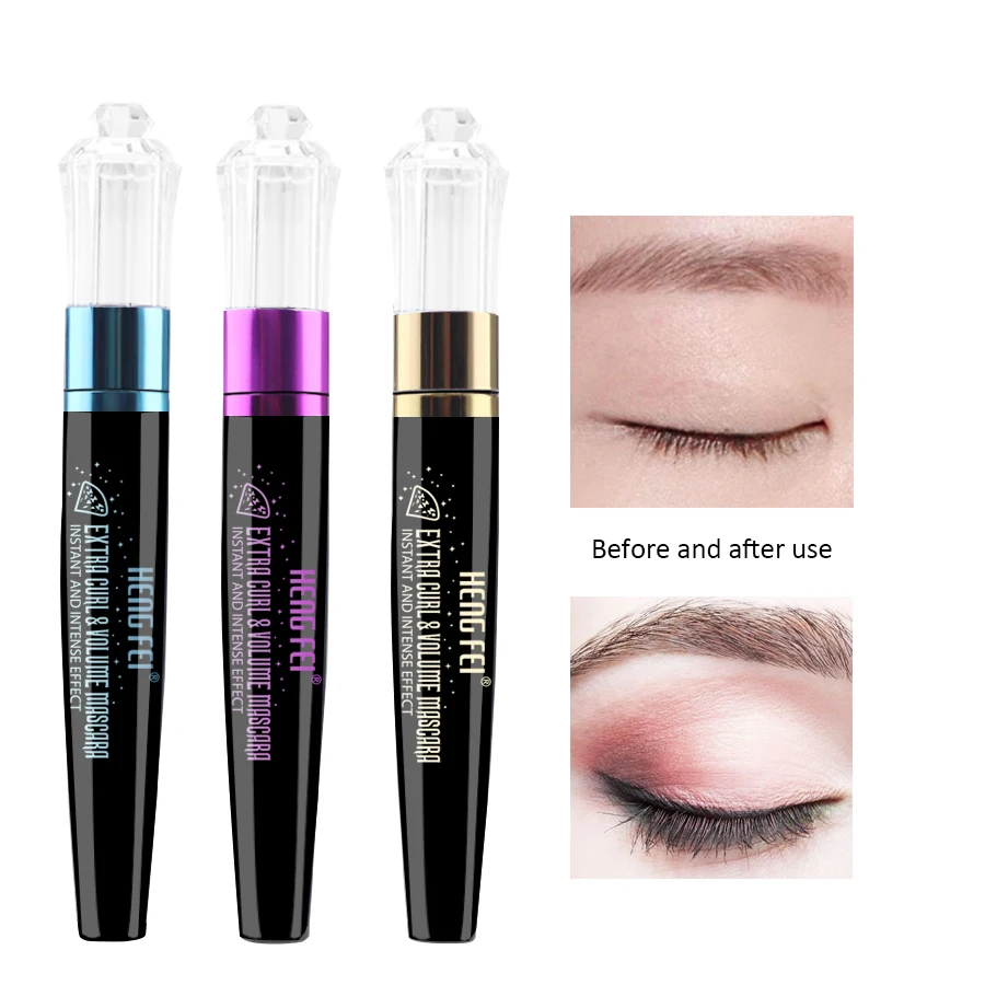 Ресницы Расширение Тушь Black Ink Quick Dry Lashes Керлинг Природный 3D Волокна Для Ресниц