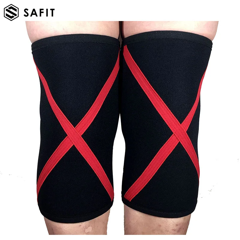 SaFit Knee Sleeves Support Compression Neoprene 7mm for